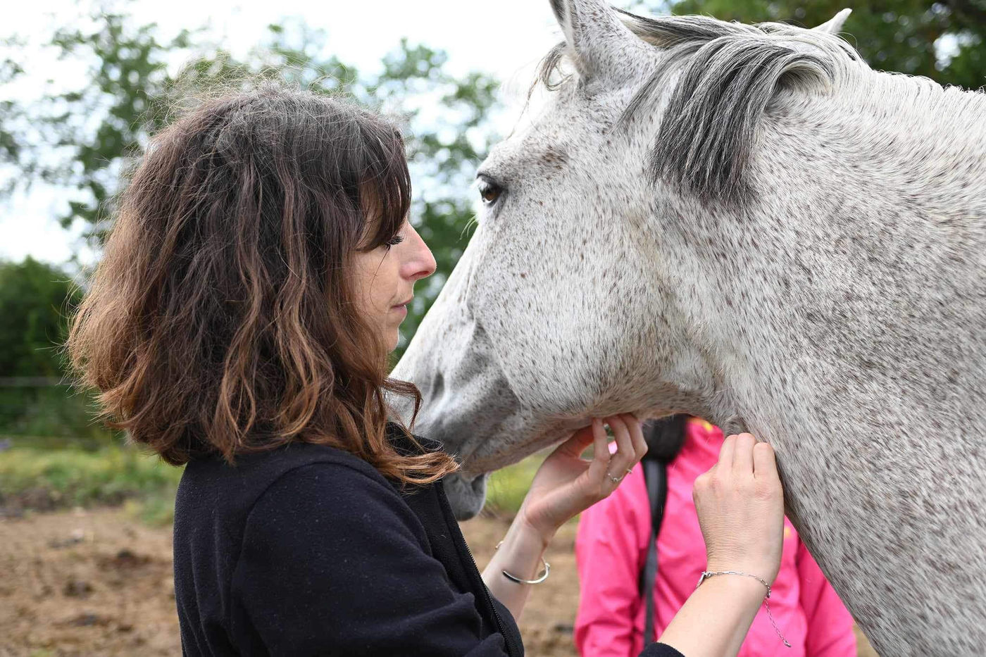 Lola Picard et un cheval